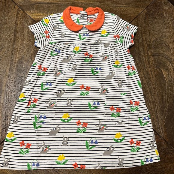 Baby Boden Easter Bunny Dress - Picture 1 of 3